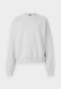 Grijze sweatshirt in een zachte katoenmix, met een ronde halslijn, lange mouwen en geribbelde zoom. Kleiner logo-detail op de voorkant.