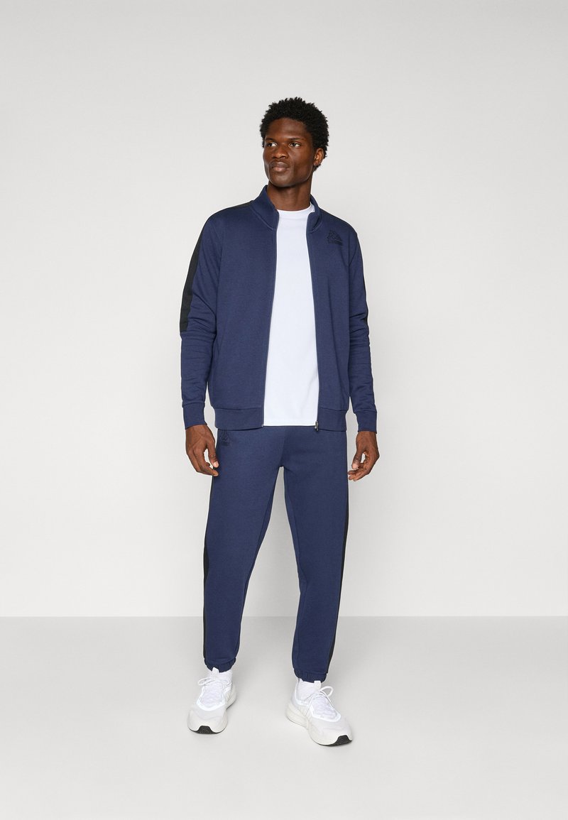 KAPPA Survêtement Graphique Homme - Veste Large Bleu Marine, Colorblock, Taille L