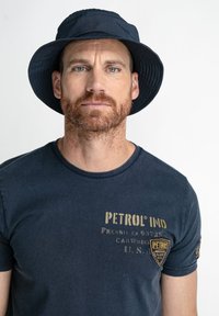 Petrol Industries LOGO - T-shirt con stampa - midnight navy