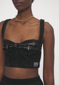 Versace Jeans Couture BUCKLE - Bluse - black