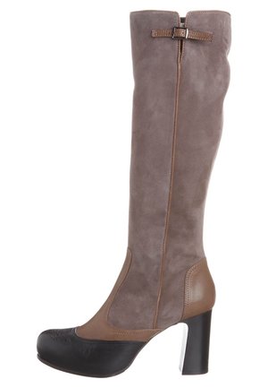 Laarzen met hoge hak - taupe