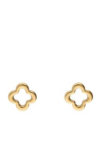 STUDS OPEN CLOVER - Ohrringe - gold coloured