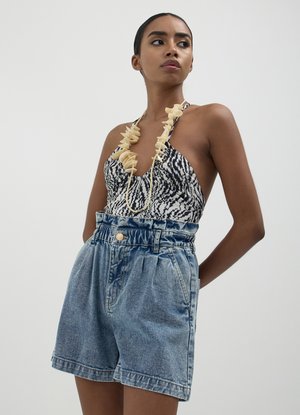 Calliope BERMUDA - Short en jean - blu