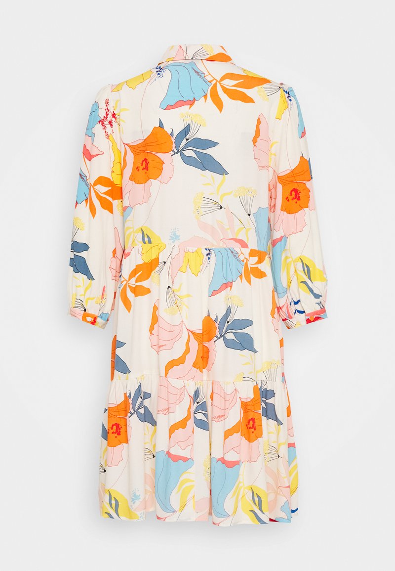 Yas Yaserika Dress Blusenkleid Eggnog Weiss Zalando De 