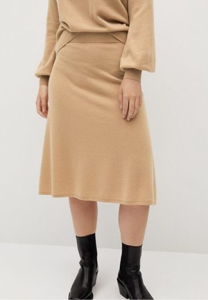 Jupe plissée - beige