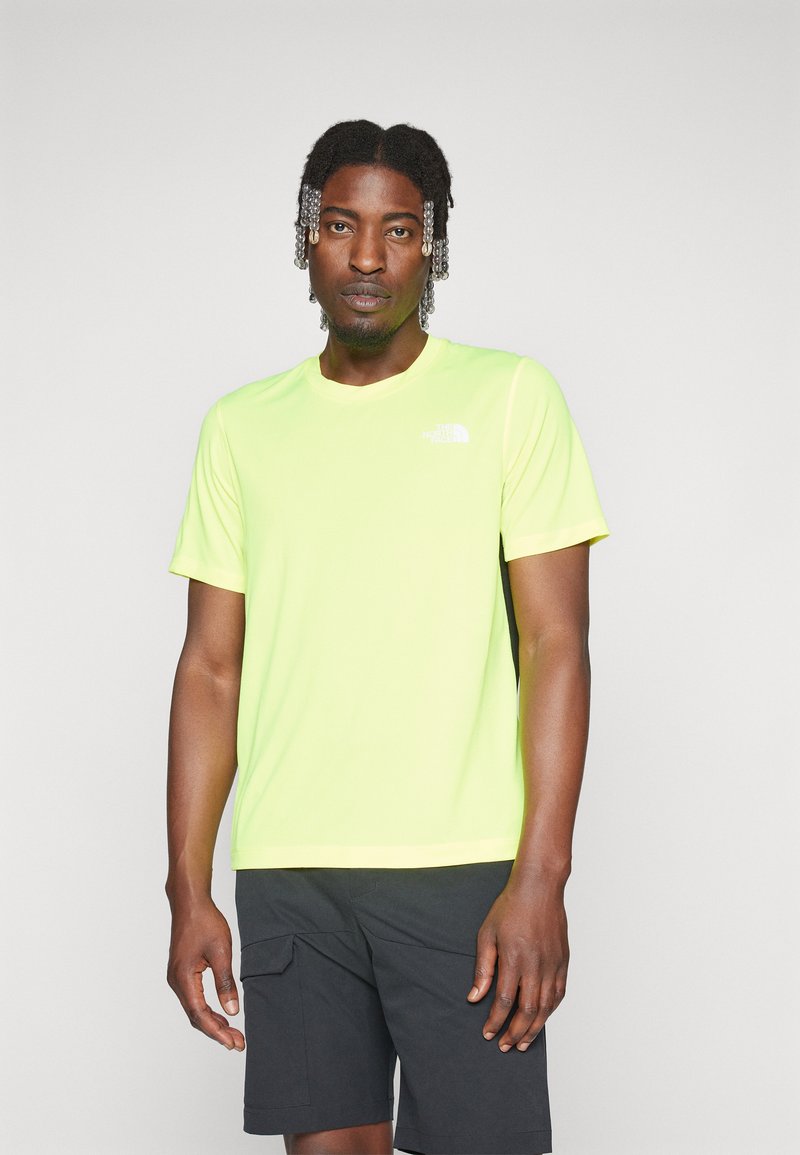 The North Face LIGHTBRIGHT TEE - T-skjorte til trening - lemon yellow/black