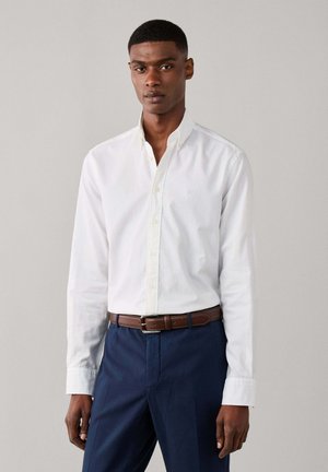 Hackett London, HACKETT LONDON SHIRT ESS GMT DYED OXFORD - Chemise - optic white