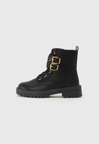 Friboo Bottines à lacets - black