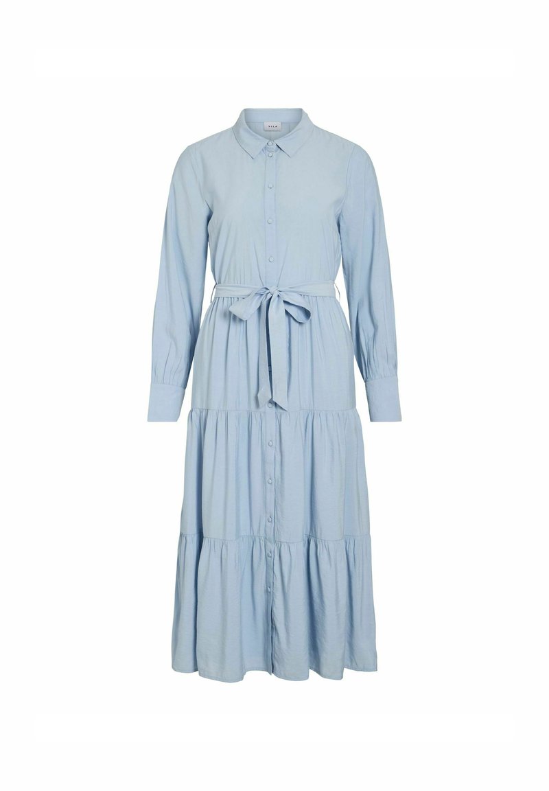 Vila Blousejurk blauw Vila Blousejurk blauw