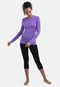 icebreaker W 260 TECH LS CREWE - Maglietta intima - MEDIUM PURPLE