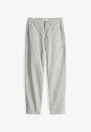 OPUS PANTS, MID RISE ANKLE RELAXED FIT - Chino - green glow