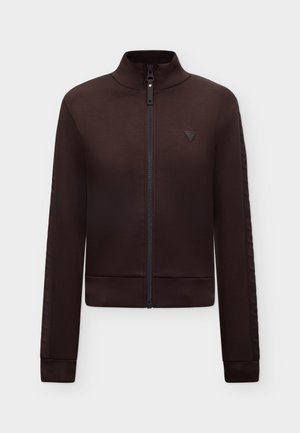 Guess, NEW ALLIE ZIP - Sweat zippé - cold brew
