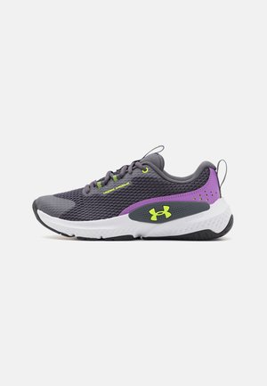 DYNAMIC SELECT - Training shoe - castlerock/provence purple/high-vis yellow