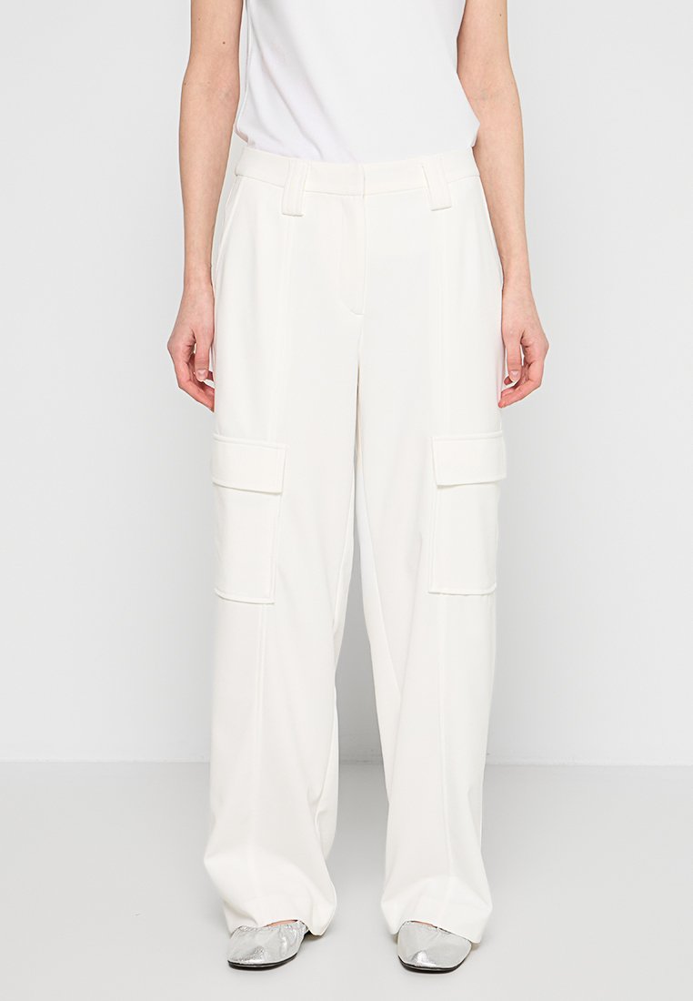 DKNY Cargobroek crème