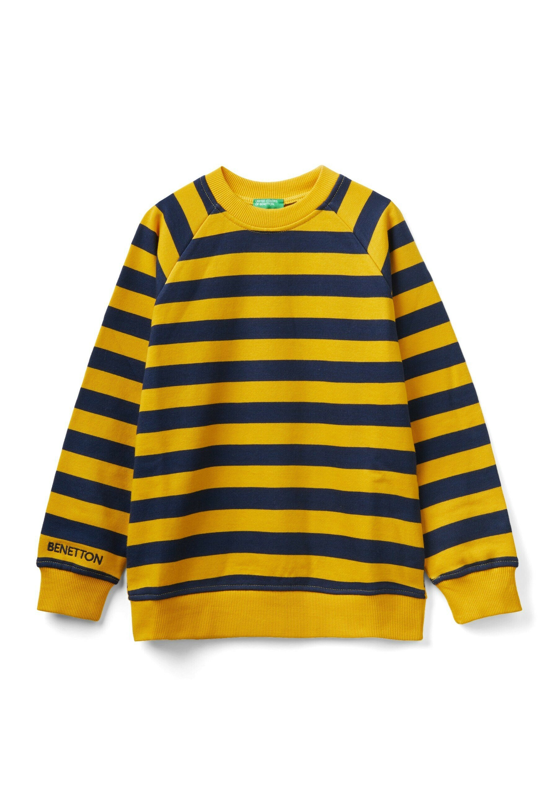 United Colors of Benetton STRIPED - Sweatshirt - yellow - Zalando.de