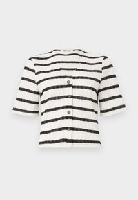 MSCHKENJA - Button-down blouse - turtledove/black