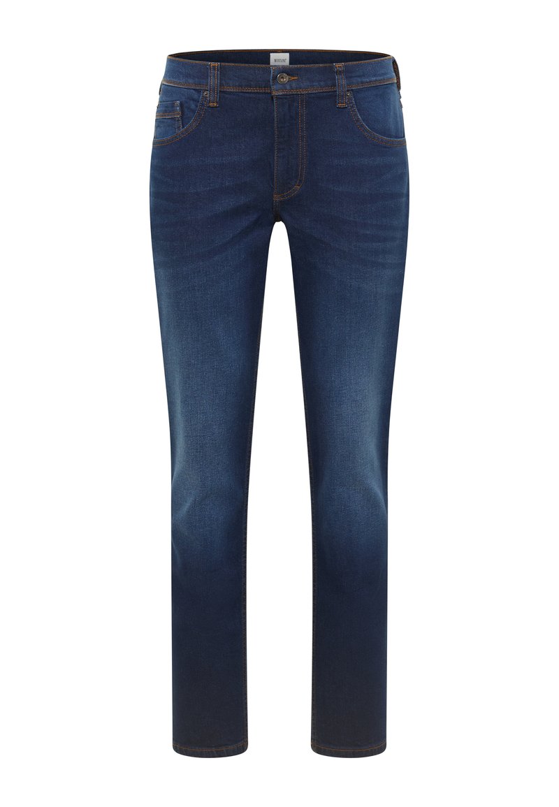 mustang Slim fit jeans donkerblauw mustang Slim fit jeans donkerblauw