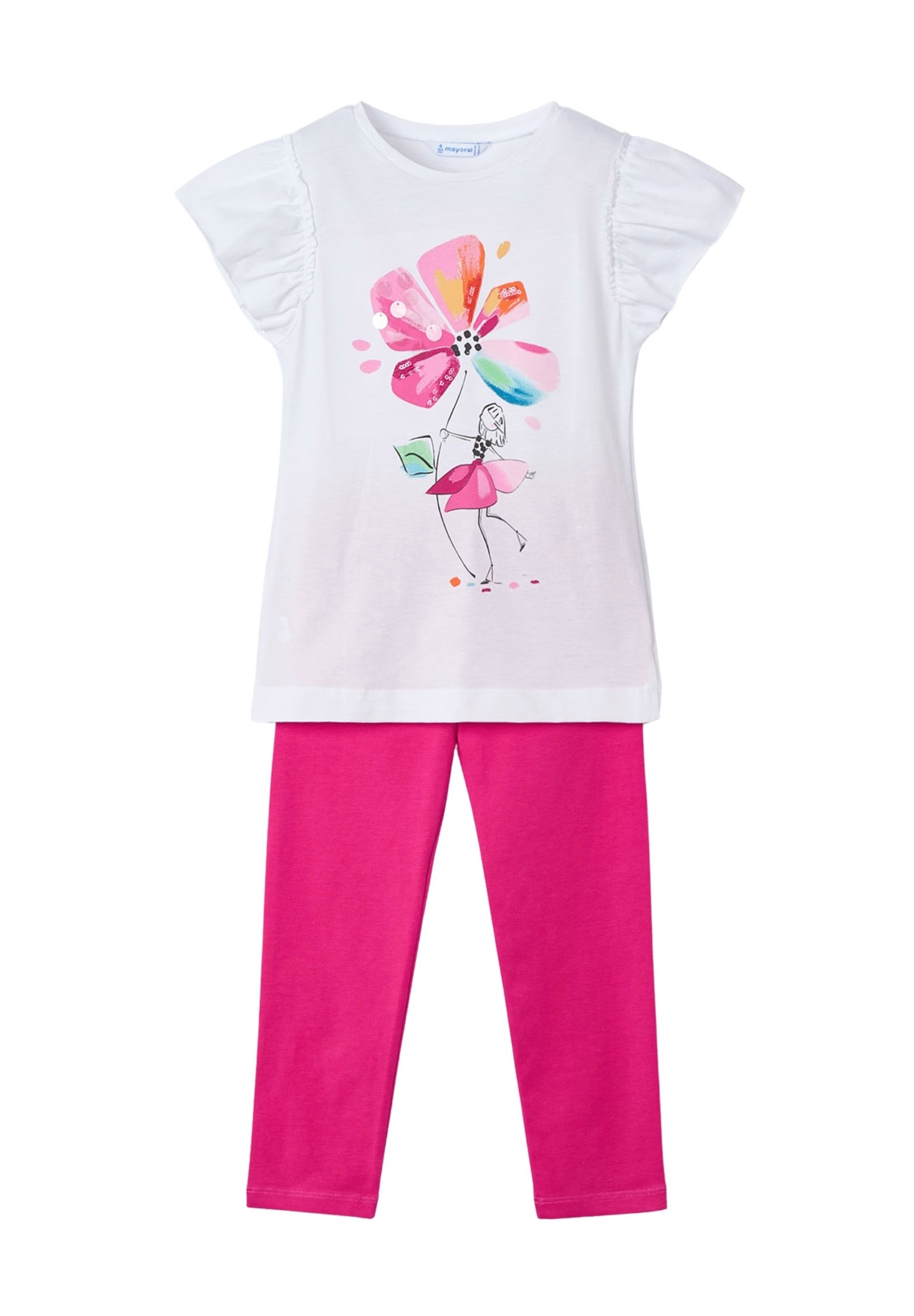 Completo Bimba Mayoral Completo Leggings Ciniglia Mayoral Per