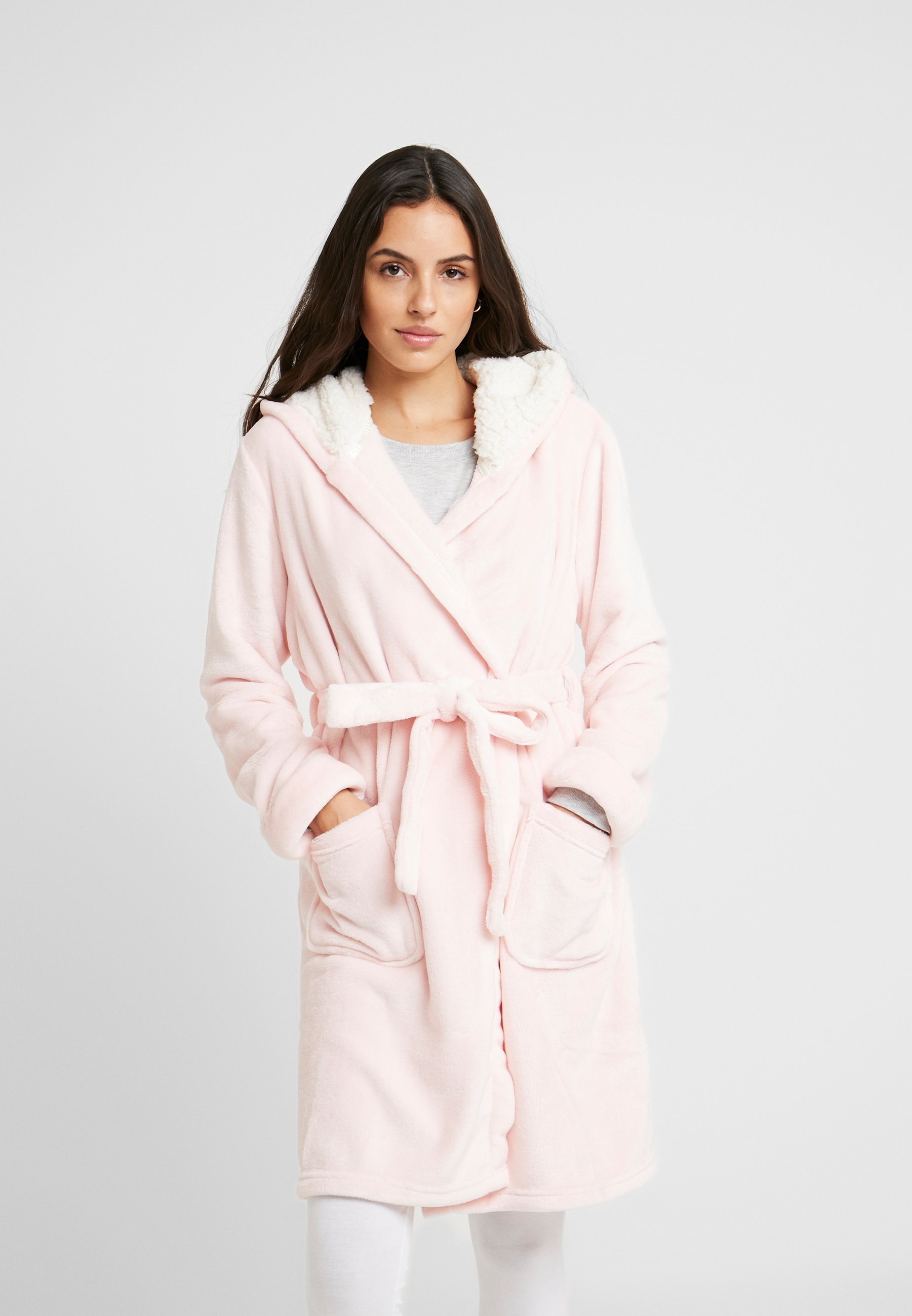 Anna Field Maelis Plush Bathrobe Bademantel Pink Zalando De