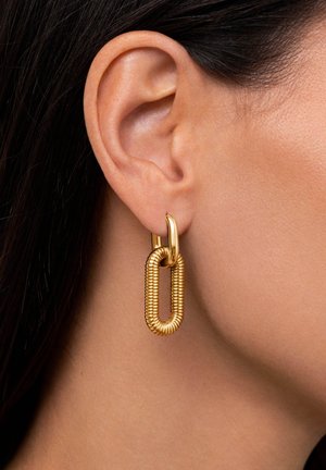 TWISTED LINK - Earrings - gold-coloured