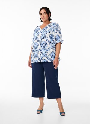 Zizzi, Shorts - navy blazer solid
