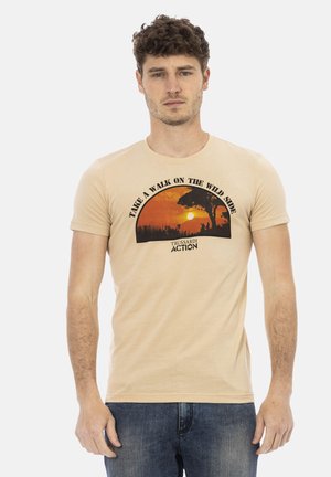 Trussardi Action T-Shirt print - sand