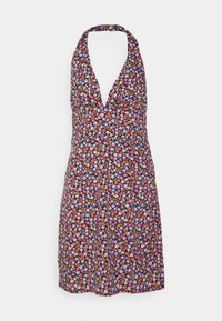 Noisy May NMRUE HALTER NECK DRESS  - Φόρεμα ημέρας - black/flower