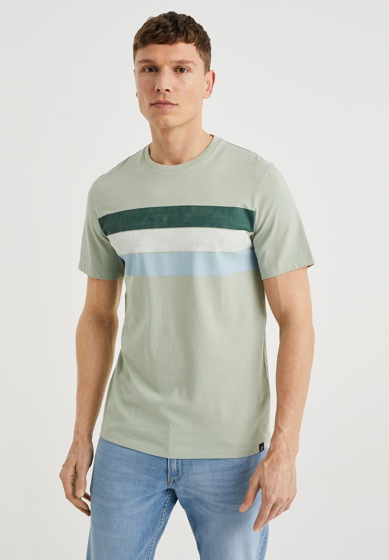WE Fashion MET OPDRUK TShirt print green/mint Zalando.de