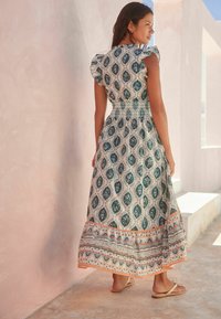Next TALL - REGULAR FIT - Maxikleid - white blue
