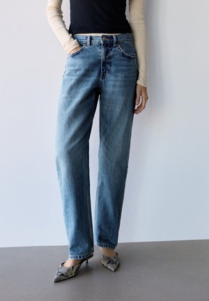 PULL&BEAR, STRAIGHT-LEG - JEANS - Jean droit - blue denim