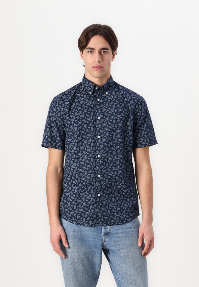 ALMA-LS-U-TSHIRT - NIGHT SKY PAISLEY