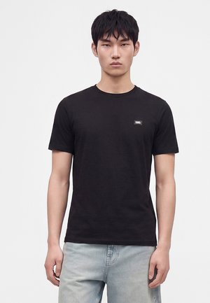 KARL LAGERFELD, Základné tričko - black