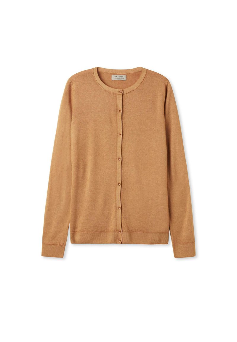 Damen Strickjacken | Falconeri ULTRALIGHT Strickjacke gelb soft amber/gelb - JH87252 Damen Strickjacken | Falconeri ULTRALIGHT Strickjacke gelb soft amber/gelb - JH87252
