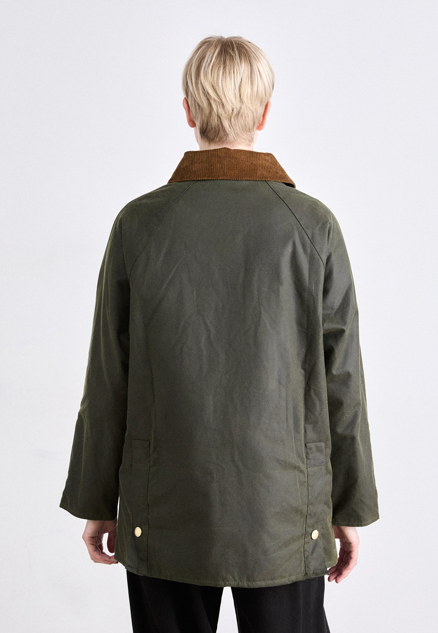 Barbour ESTHER - Short coat - archive olive/olive - Zalando.co.uk