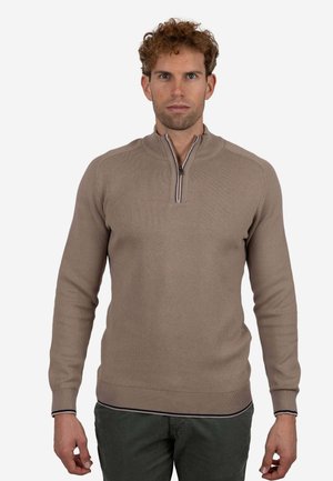 MEDIA HORIZONTAL CON REFUERZO EN HOMBROS - Jersey de punto - beige