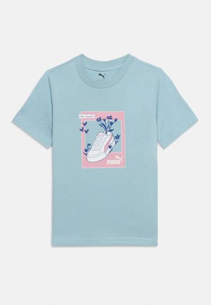 GRAPHIC SNEAKER TEE UNISEX - T-shirt imprimé - seafoam