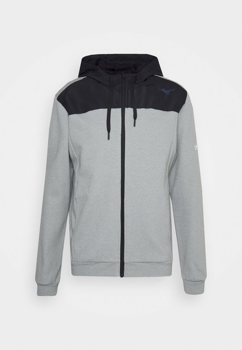 Mizuno ATHLETIC JACKET - Camisola com fecho - gray melange