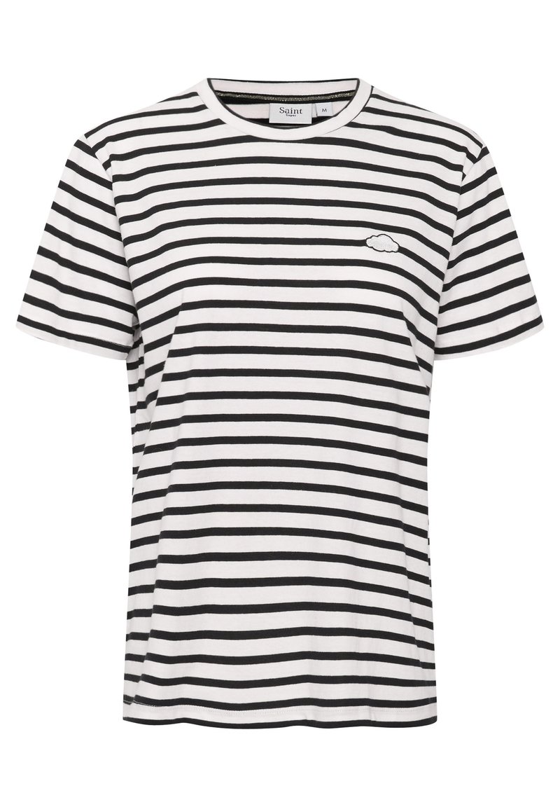 Saint Tropez T-shirt print wit Saint Tropez T-shirt print wit