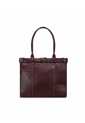 VINTAGE CON CINTURÓN - Bolso de mano - burdeos