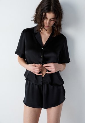 PEARLY - Maglia del pigiama - black