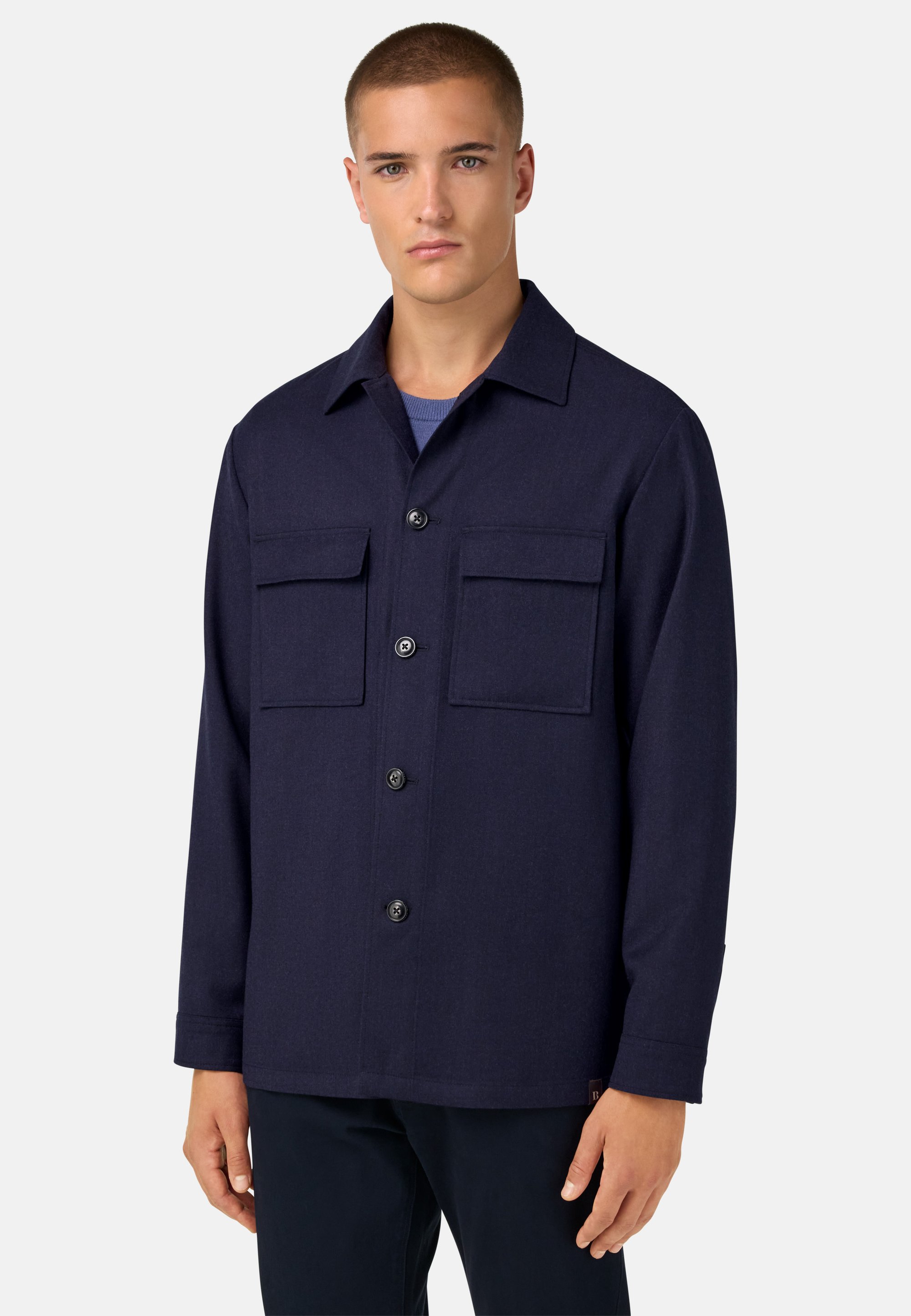 Boggi Milano Camicia navy blue/blu