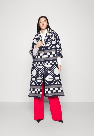 Teatum Jones THE DUDLEY COAT - Κλασικό παλτό - navy/ white