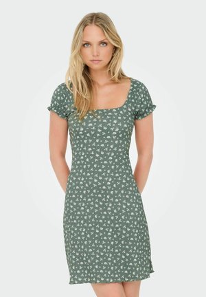 ONLY ONLHILLARY MIDI - Day dress - balsam green