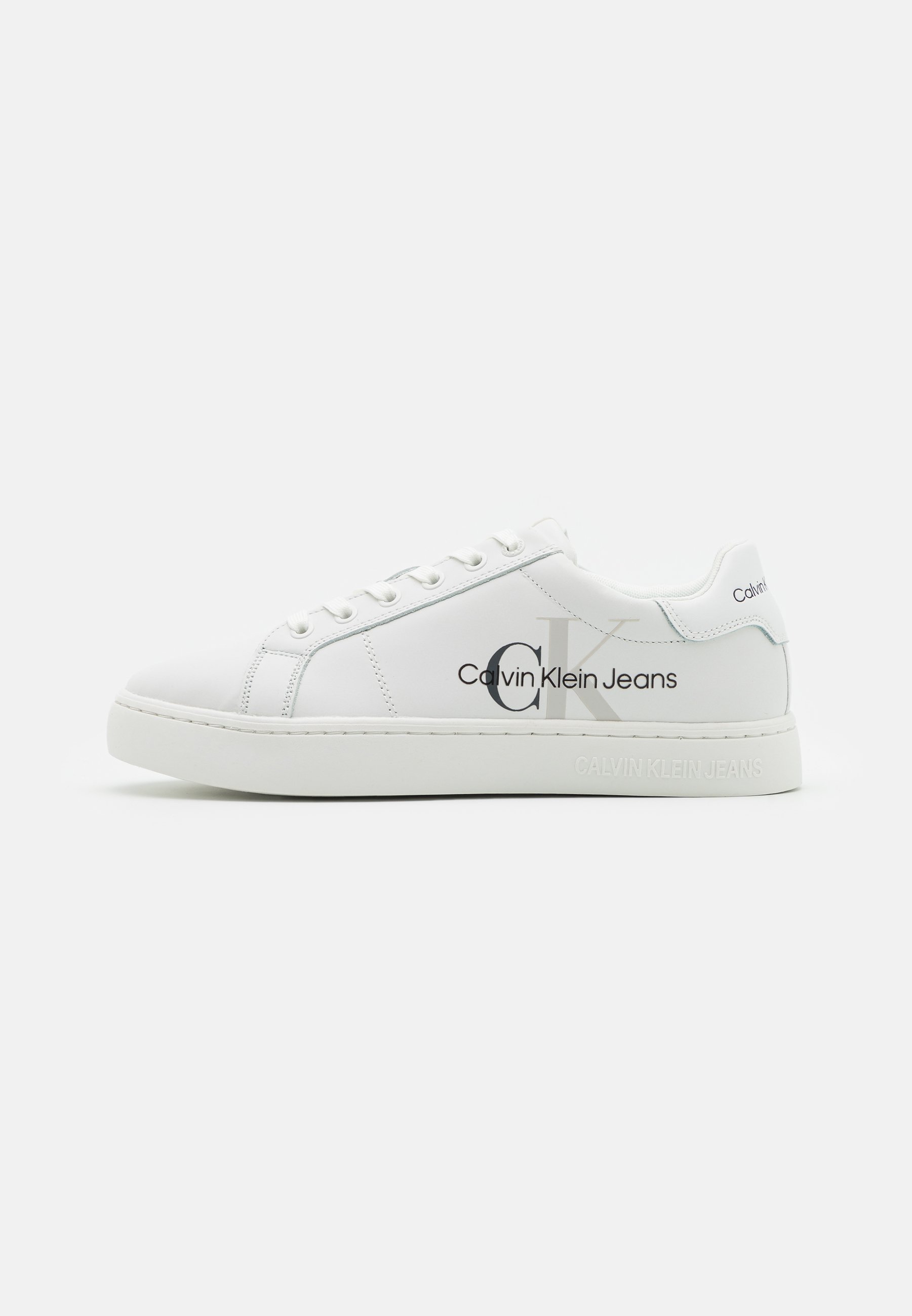 Calvin Klein Jeans CUPSOLE LACEUP LOGO - Sneakers basse - bright  white/bianco - Zalando.it