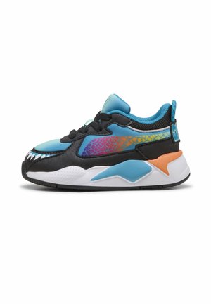 Babyschoenen - tropical blue-orange glo