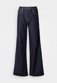 Wide leg - dark rinse