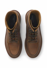 BOSS KEATON_HALB - Stivaletti stringati - open brown