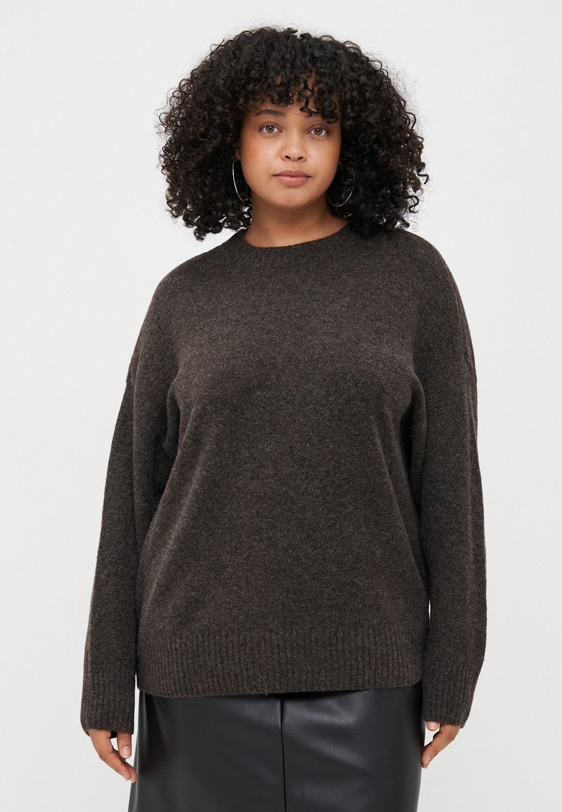 Vero Moda Curve VMCBOOM brązowy