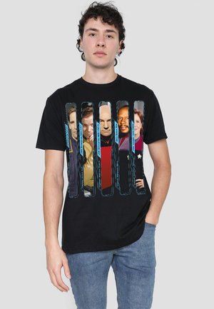 STAR TREK THE CAPTAINS - Print T-shirt - black