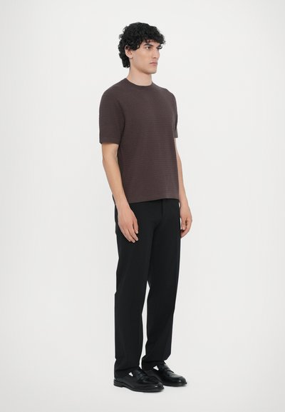 Theory DAMIAN TACTILE - Maglione - dark mocha